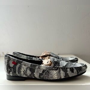 Marc Joseph New York Snakeskin Loafers. 7.5 Handcrafted. Leather. New W/out Box